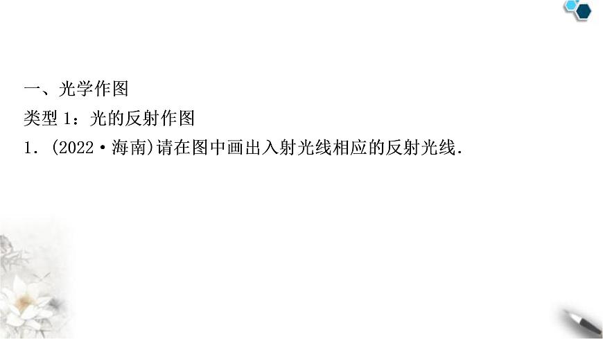 滬粵版中考物理復(fù)習題型一作圖題課件第2頁