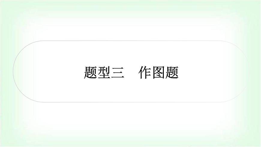 人教版中考物理復(fù)習(xí)題型三作圖題作業(yè)課件第1頁