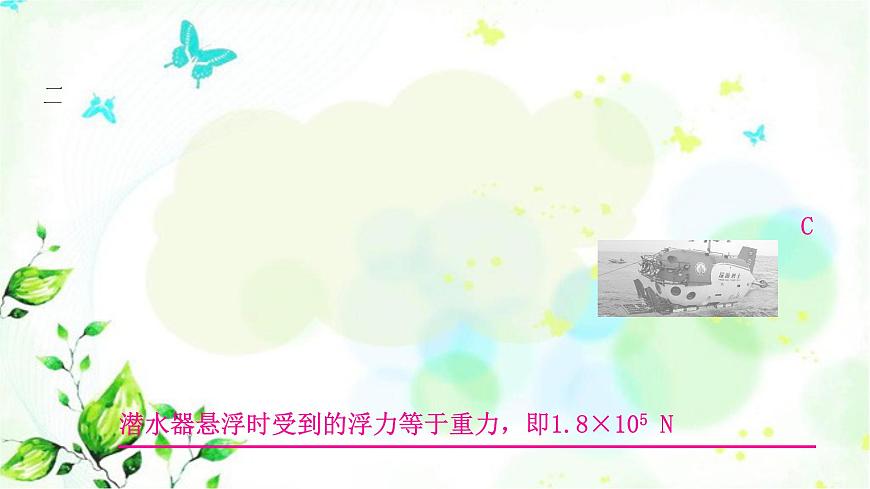 中考物理復(fù)習(xí)第10講浮力第2課時(shí)物體的浮沉條件及應(yīng)用作業(yè)課件第6頁(yè)