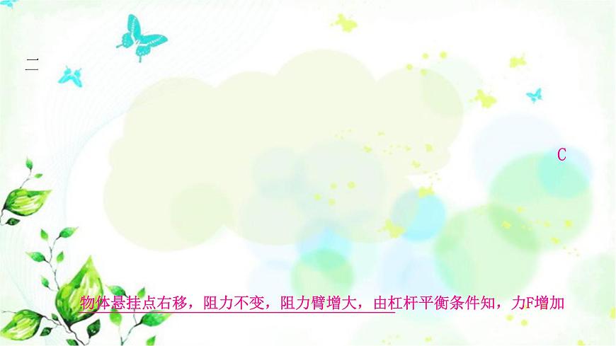 中考物理復習第12講簡單機械第1課時杠桿作業(yè)課件第6頁