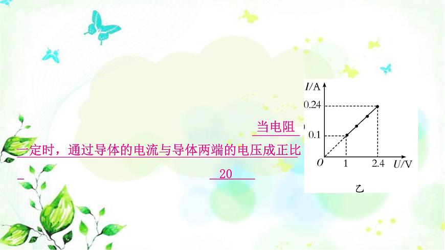 中考物理復(fù)習(xí)第14講歐姆定律第2課時(shí)探究電流與電壓、電阻的關(guān)系作業(yè)課件第3頁