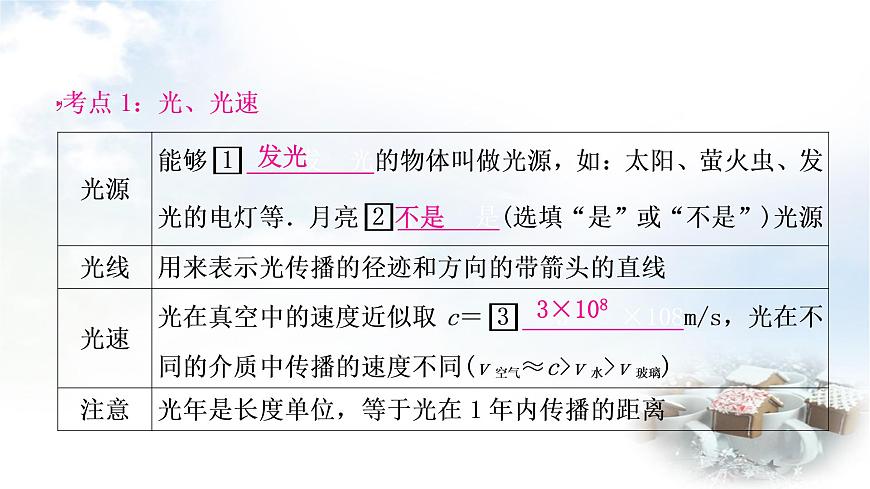 中考物理復(fù)習(xí)第2講光現(xiàn)象教學(xué)課件第4頁(yè)