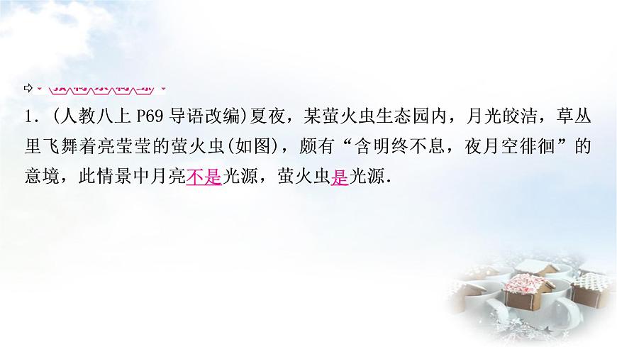 中考物理復(fù)習(xí)第2講光現(xiàn)象教學(xué)課件第5頁(yè)