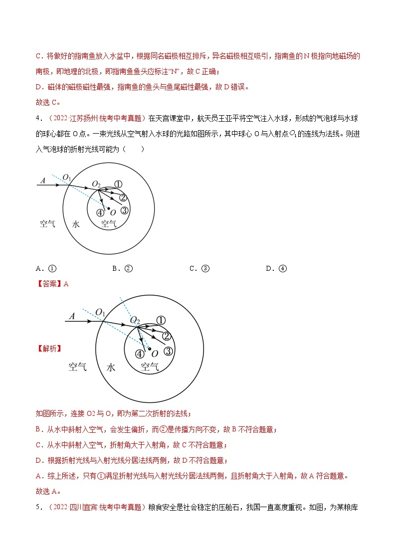 真题重组卷02-冲刺2023年中考物理精选真题重组卷（福建专用）03