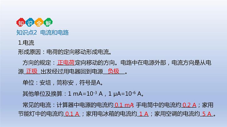 中考物理二轮复习讲练课件专题15 电流和电路 (含答案)第8页