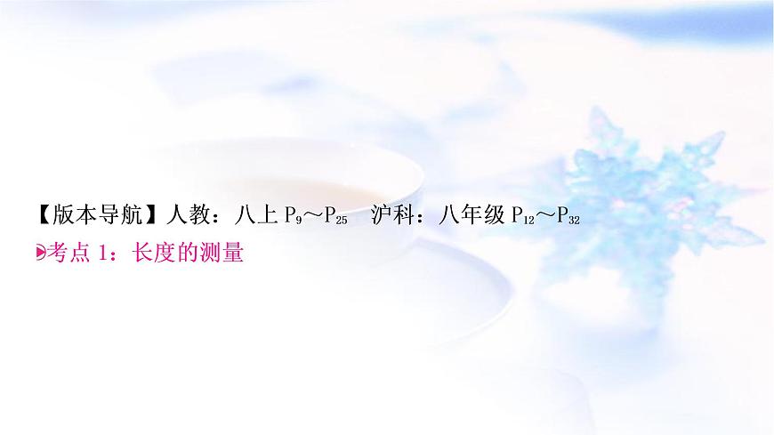 中考物理復(fù)習(xí)第6講機械運動教學(xué)課件第3頁