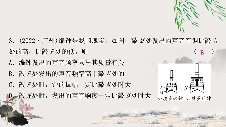 中考物理復習第1講聲現(xiàn)象作業(yè)課件第4頁