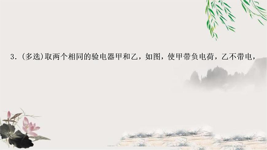 中考物理復(fù)習(xí)第13講電流、電路、電壓和電阻作業(yè)課件第5頁