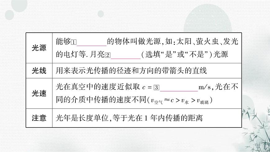 中考物理復習第2講光現象教學課件第4頁