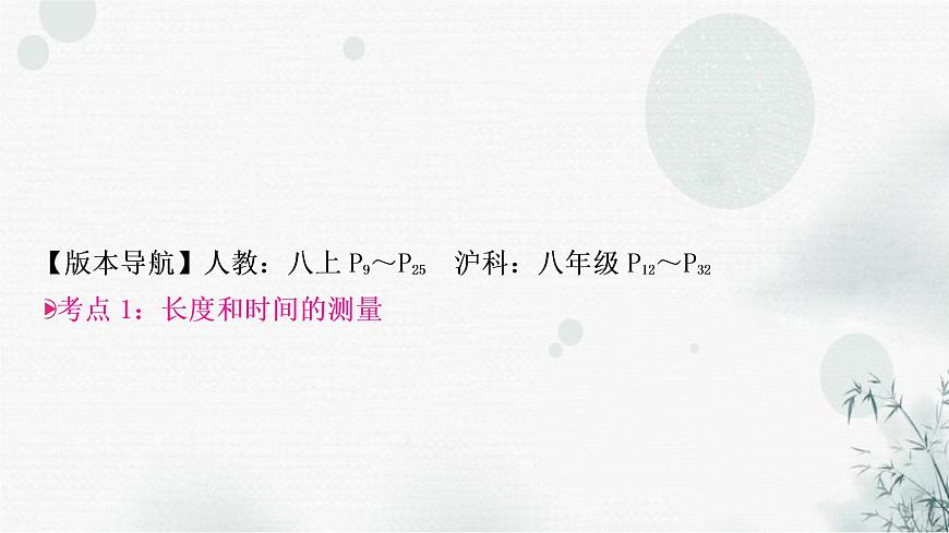 中考物理復(fù)習(xí)第6講機(jī)械運(yùn)動(dòng)教學(xué)課件第3頁
