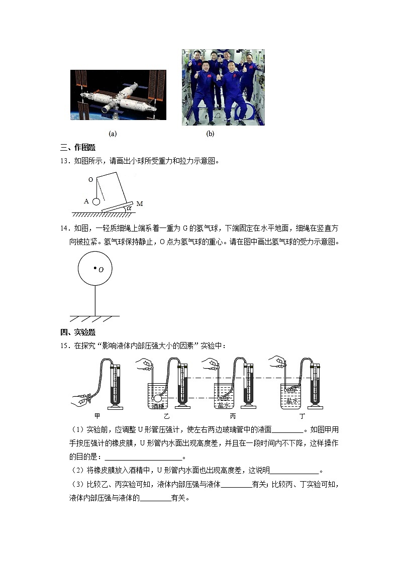 湖北省浠水县丁司当镇石头中学2022-2023学年八年级下学期期中物理试卷第3页
