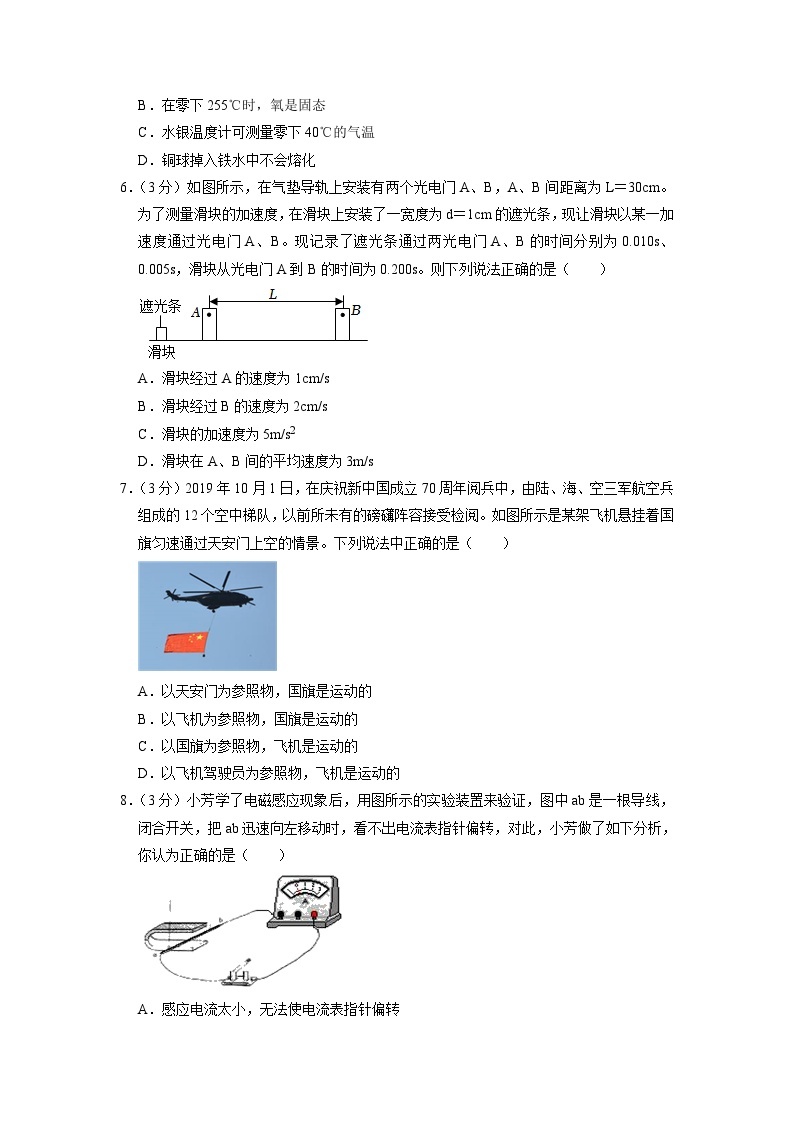 2023年山西省太原实验中学中考物理一模试卷02