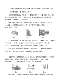 2023年河南省初中学业水平考试九年级物理全真模拟试题(二)（含答案）