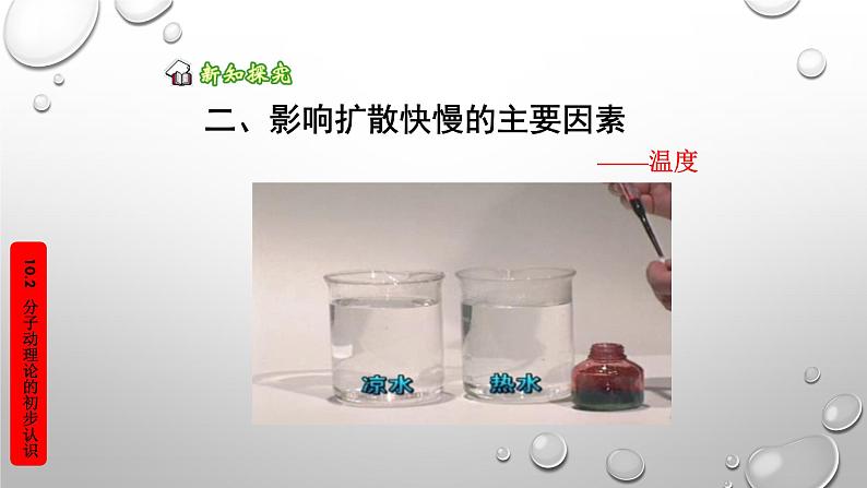 初中物理粤沪版八年级下册10.2分子动理论的初步知识 课件第5页