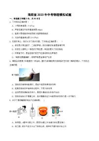 2023年海南省中考物理模拟试题(含答案)