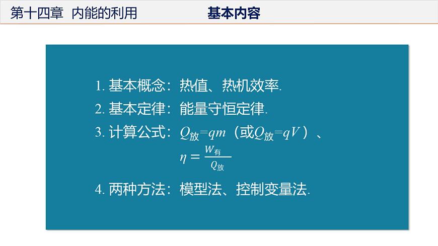 第十四章 內(nèi)能的利用(復(fù)習(xí)課件) 第2頁(yè)