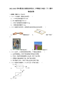 黑龙江省绥化市明水二中等校2022-2023学年八年级下学期期中物理试卷