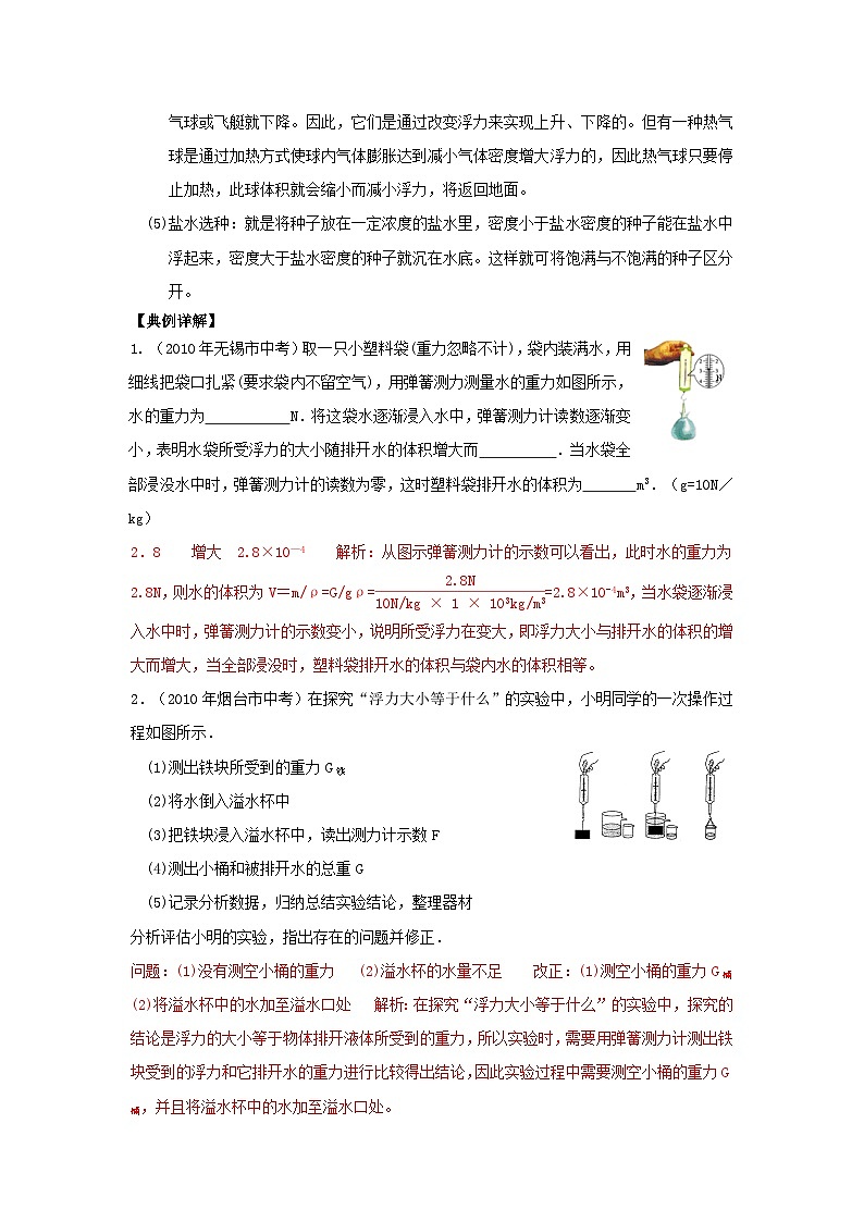 通用版初三物理中知识点复习——浮力第3页