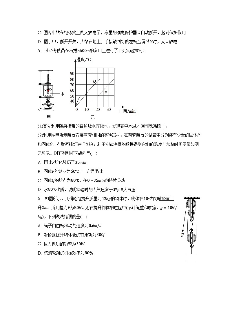 2023年寧夏銀川市重點學校中考物理二模試卷-普通用卷第2頁