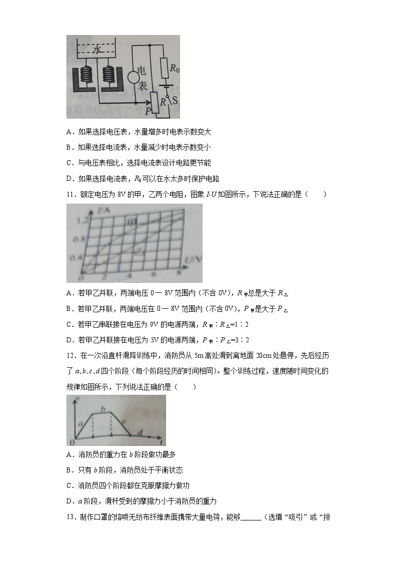 山东省威海市2020年中考物理试题第3页