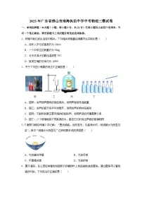 2023年广东省佛山市南海执信中学中考物理三模试卷(无答案)