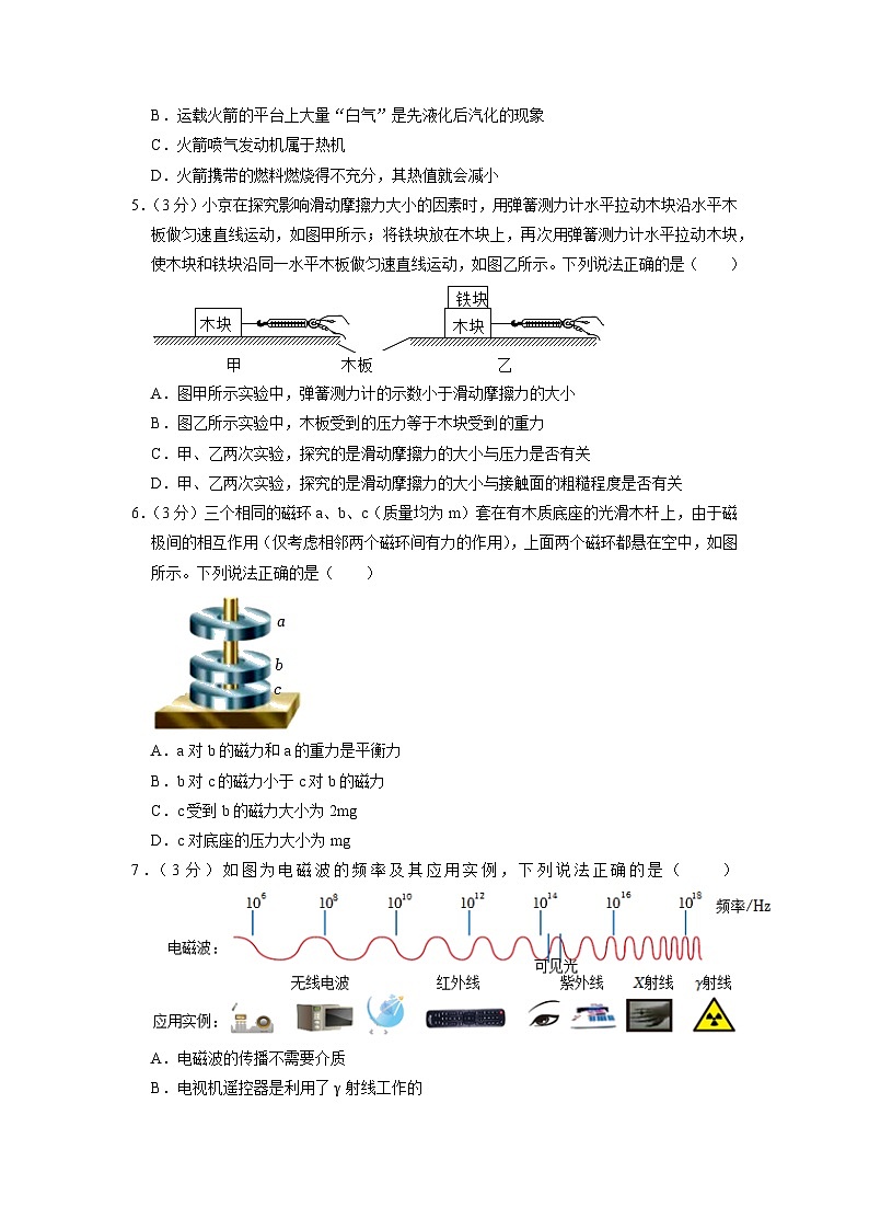 2023年湖北省武汉外国语学校中考物理模拟试卷(5月份)02