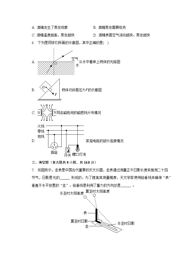 2023年江西省中考物理试卷（含解析）02