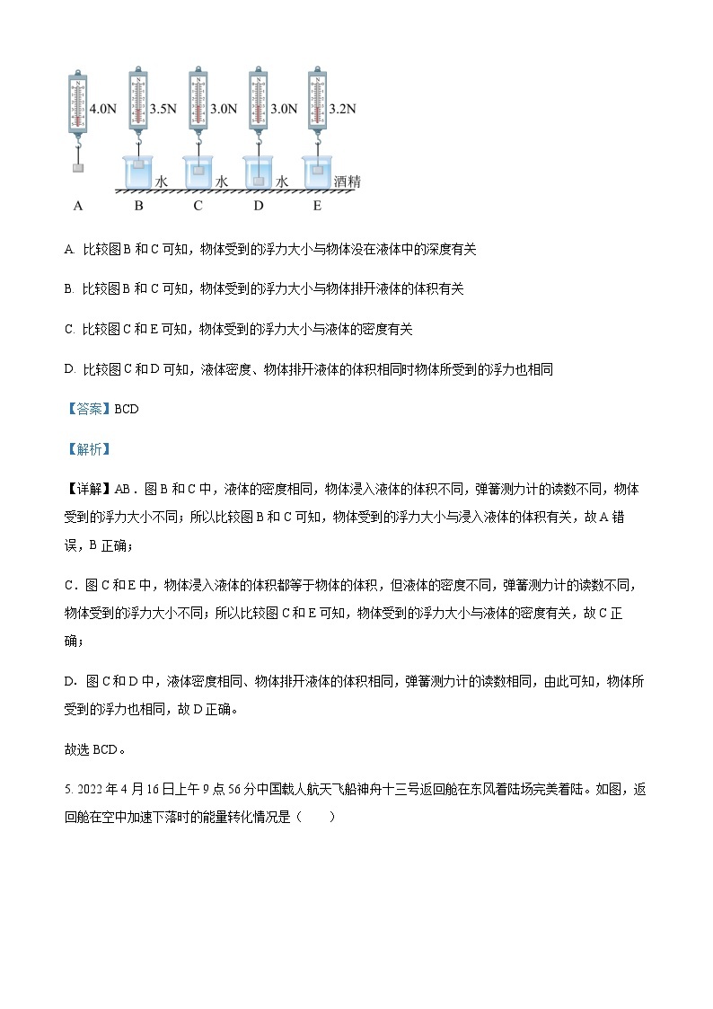 天津市和平区2022-2023学年八年级（下）期末检测物理试题03