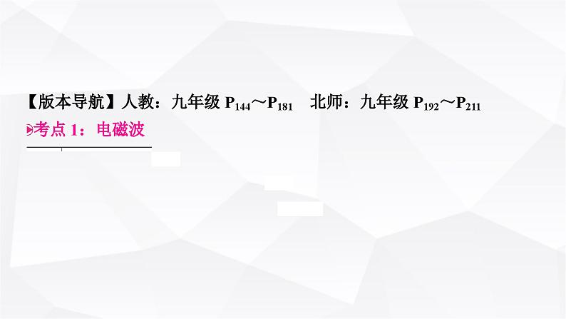 人教版中考物理复习第19讲信息的传递能源与可持续发展教学课件第3页