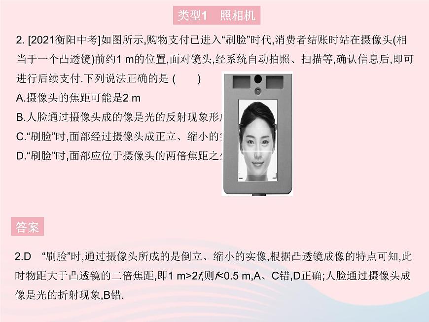 2023八年級(jí)物理上冊(cè)第五章透鏡及其應(yīng)用專項(xiàng)常見(jiàn)光學(xué)儀器的成像原理及調(diào)節(jié)作業(yè)課件新版新人教版第4頁(yè)