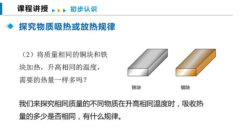13.2 科学探究:物质的比热容(课件)沪科版物理九年级全一册第4页