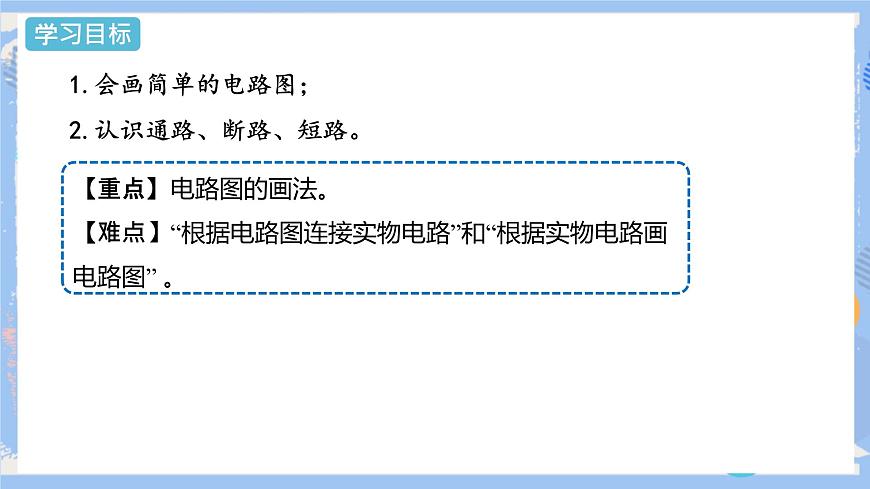 第15章 第2節(jié)  電流和電路（課時(shí)2）電路圖和電路狀態(tài) 課件第2頁(yè)