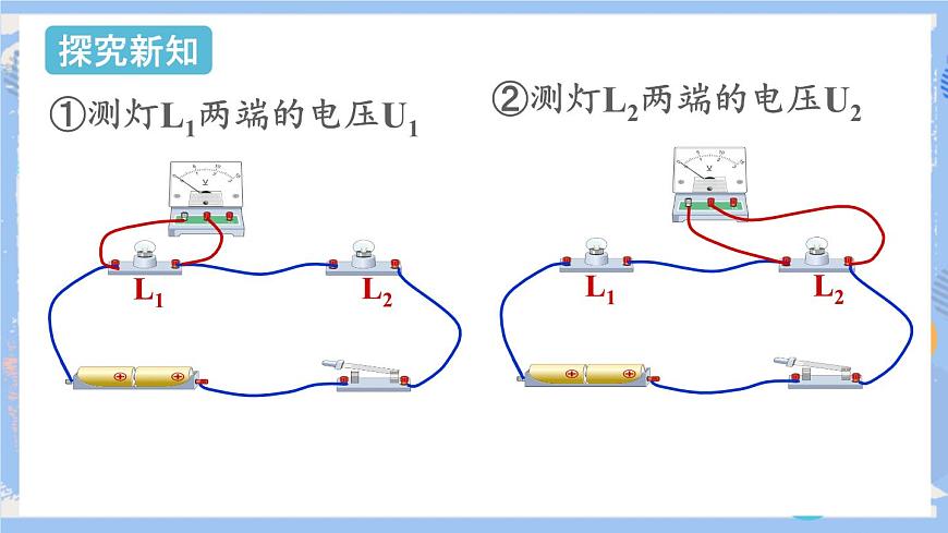 人教版物理九年級(jí)上冊(cè) 第16章 第2節(jié) 串并聯(lián)電路中的電壓規(guī)律  課件第5頁(yè)