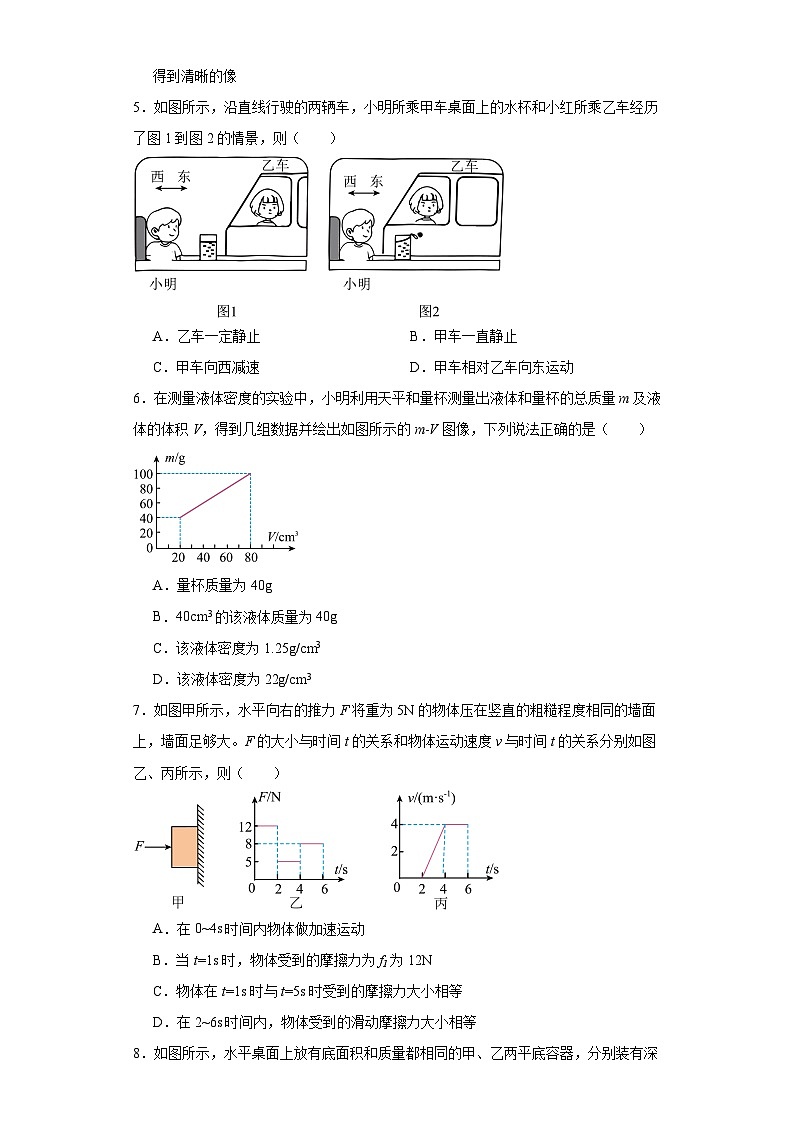 2023年江苏省常州市天宁区正衡中学中考物理一模试题(含解析)第2页