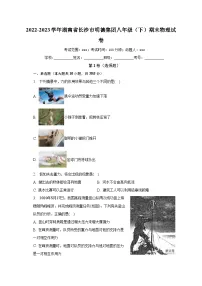湖南省长沙市明德集团2022-2023学年八年级下学期期末物理试卷(含答案)