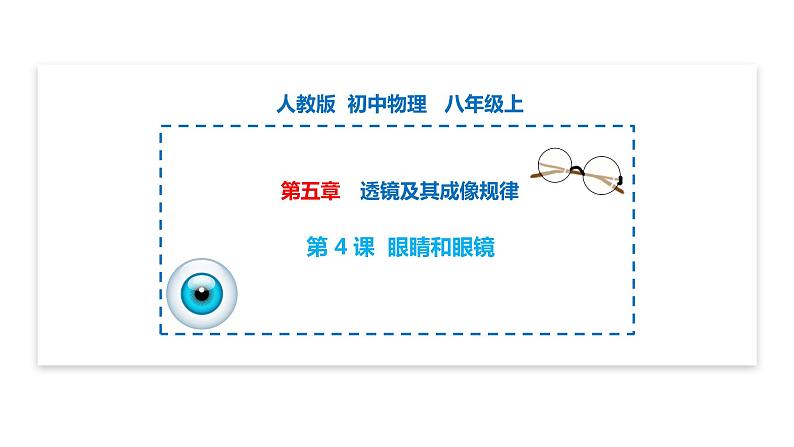 【精优课堂】第5.4课 眼睛和眼镜(课件)-2022-2023学年物理八年级上册同步备课(人教版)01