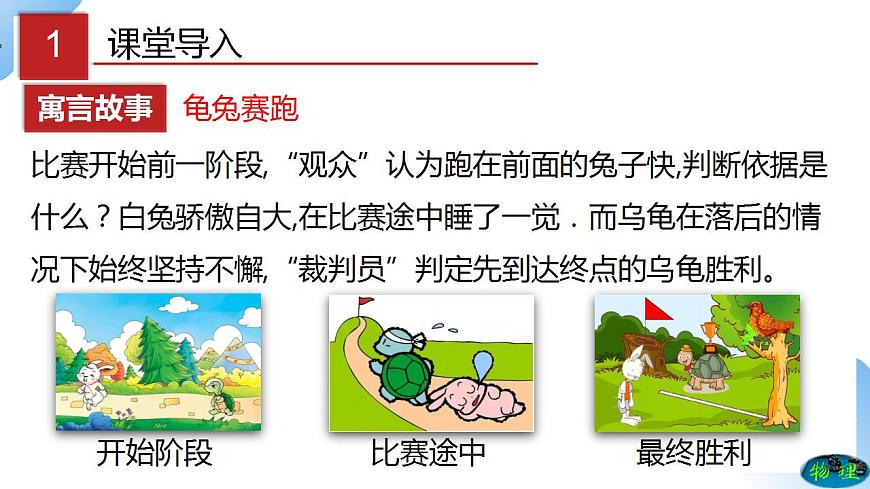 人教物理八上 1.3運動的快慢 課件PPT第2頁