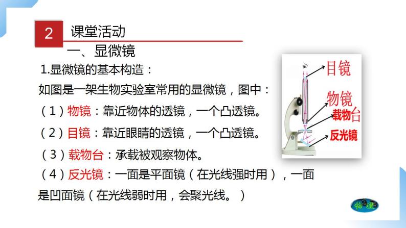 人教物理八上-5.5 显微镜和望远镜 课件+教案+导学案+练习+素材03