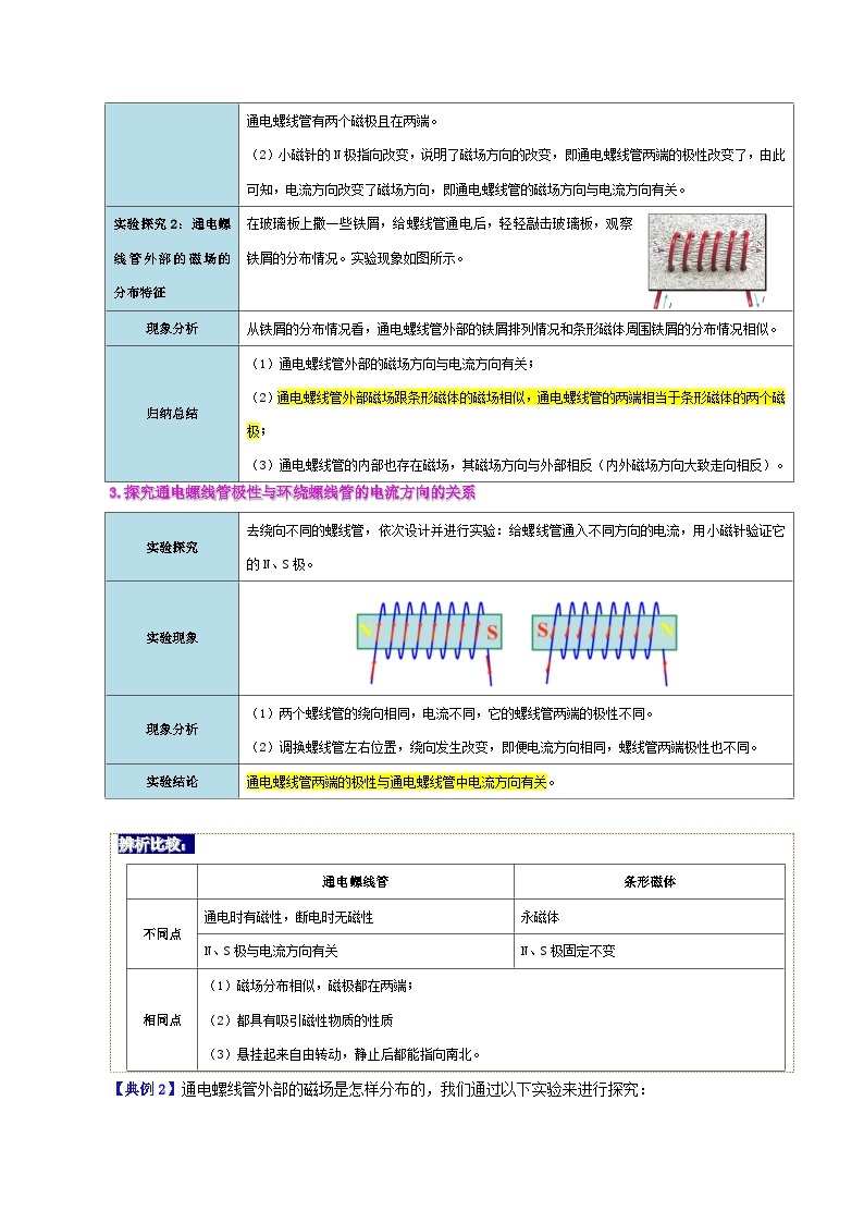 【同步讲义】人教版物理九年级全一册-课时20.2 电生磁 讲义03