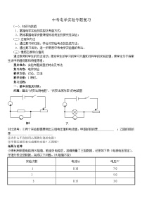 《電學(xué)實(shí)驗(yàn)復(fù)習(xí)課》教學(xué)設(shè)計(jì)7-九年級(jí)物理全一冊(cè)【人教版】