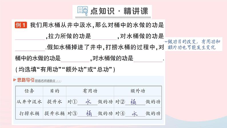 2023八年级物理下册第十一章机械与功第4节机械效率作业课件新版教科版第2页