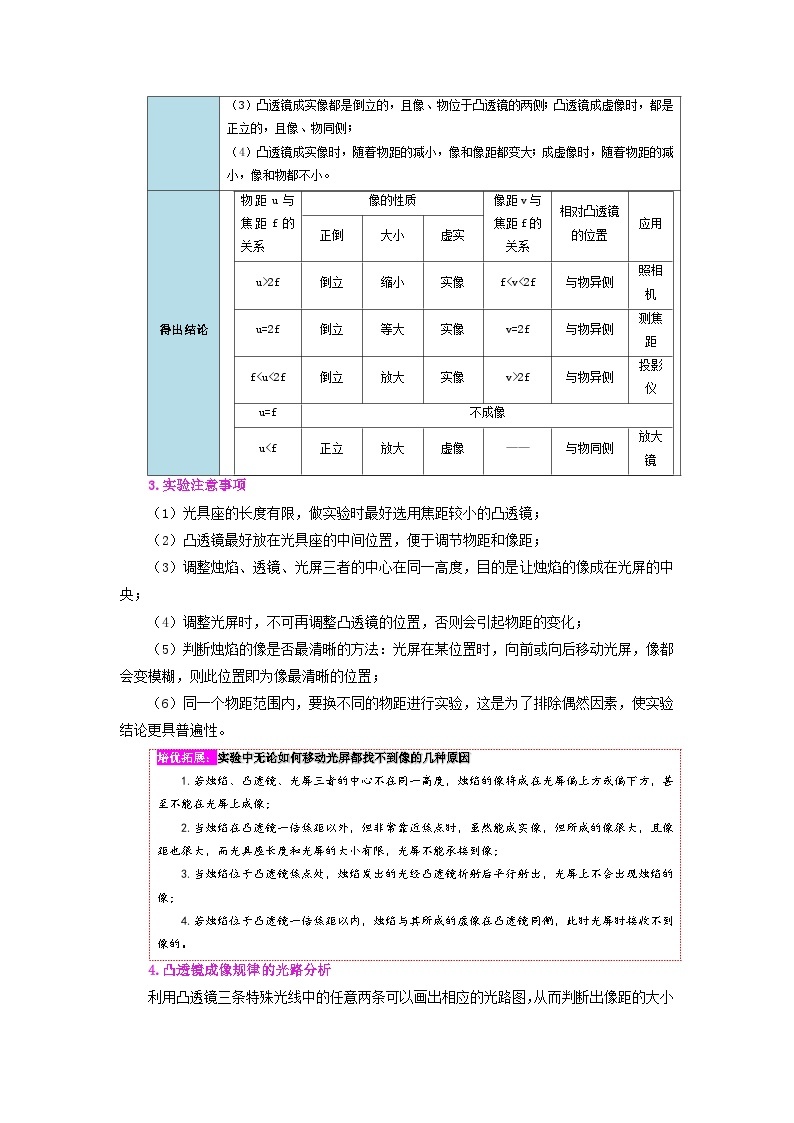 5.3 凸透镜成像的规律-八年级物理上册同步精品讲义+试卷（人教版）03