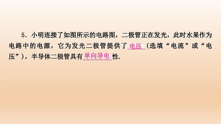 中考物理復(fù)習(xí)專題訓(xùn)練 電流、電路、電壓和電阻課件PPT第5頁