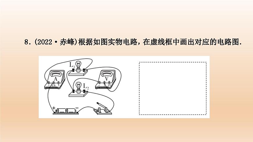 中考物理復(fù)習(xí)專題訓(xùn)練 電流、電路、電壓和電阻課件PPT第8頁