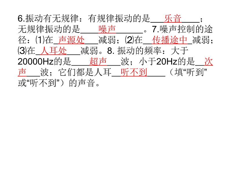 中考物理复习 声现象 课件04