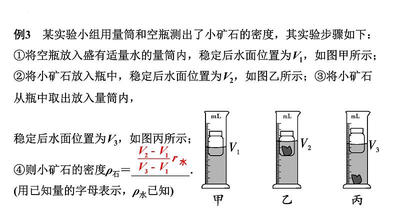 中考物理专项突破复习课件:浮力法测密度第5页