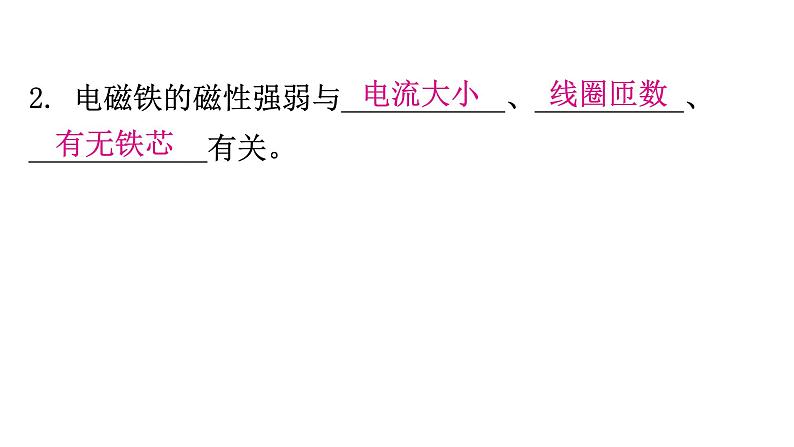 粤教沪科版九年级物理下册第十六章电磁铁与自动控制16-3探究电磁铁的磁性教学课件第6页
