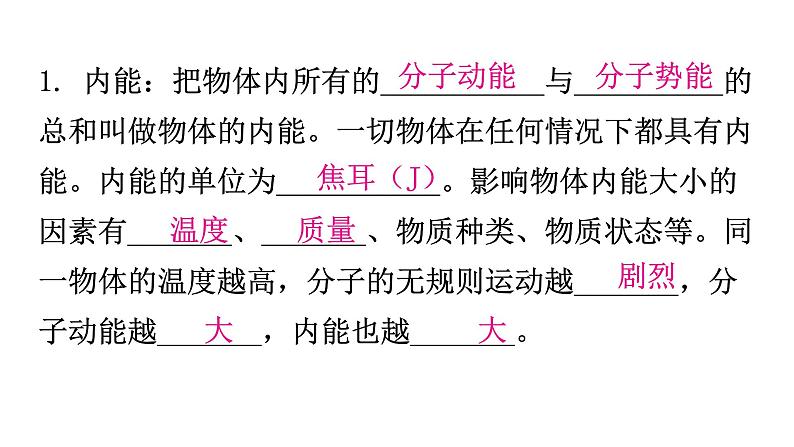 粤教沪科版九年级物理上册第十二章内能与热机课件02