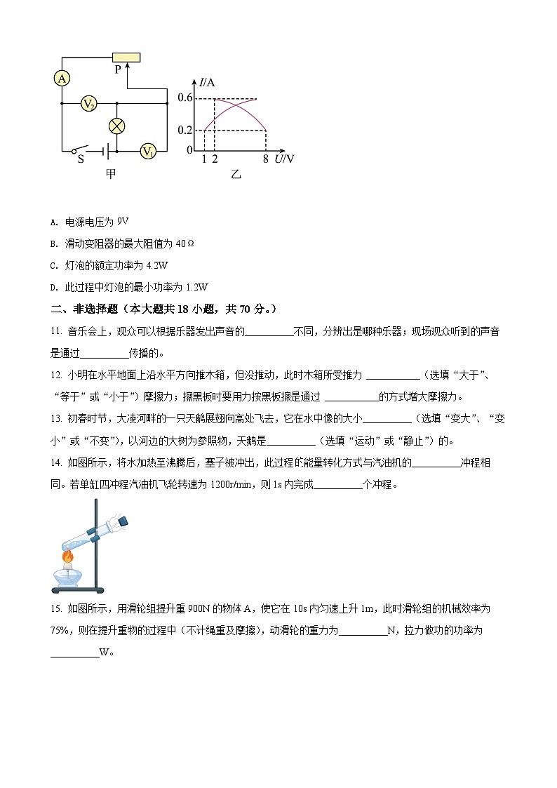2022年辽宁省朝阳市中考物理试题(原卷版)第3页