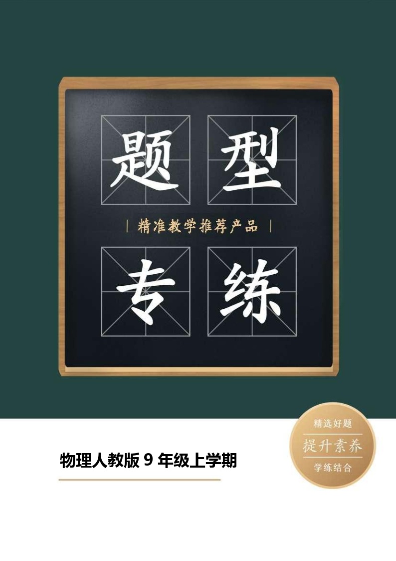 物理人教版9年级上学期题型专练01 选择题